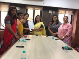 मिरा-भाईंदरमध्ये खळबळ: अल्पवयीन पीडितेच्या न्यायासाठी शिवसेना महिला आघाडी आक्रमक; थेट राज्य महिला आयोगात धडक!