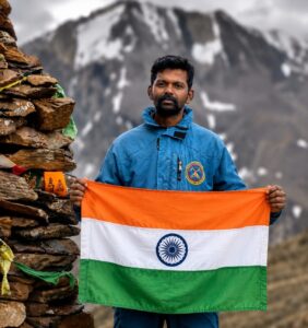 वसईचा युवा गिर्यारोहक अमित राठोडची हिमालयात उत्तुंग भरारी; ‘माऊंट युनम’ शिखरावर फडकवला तिरंगा